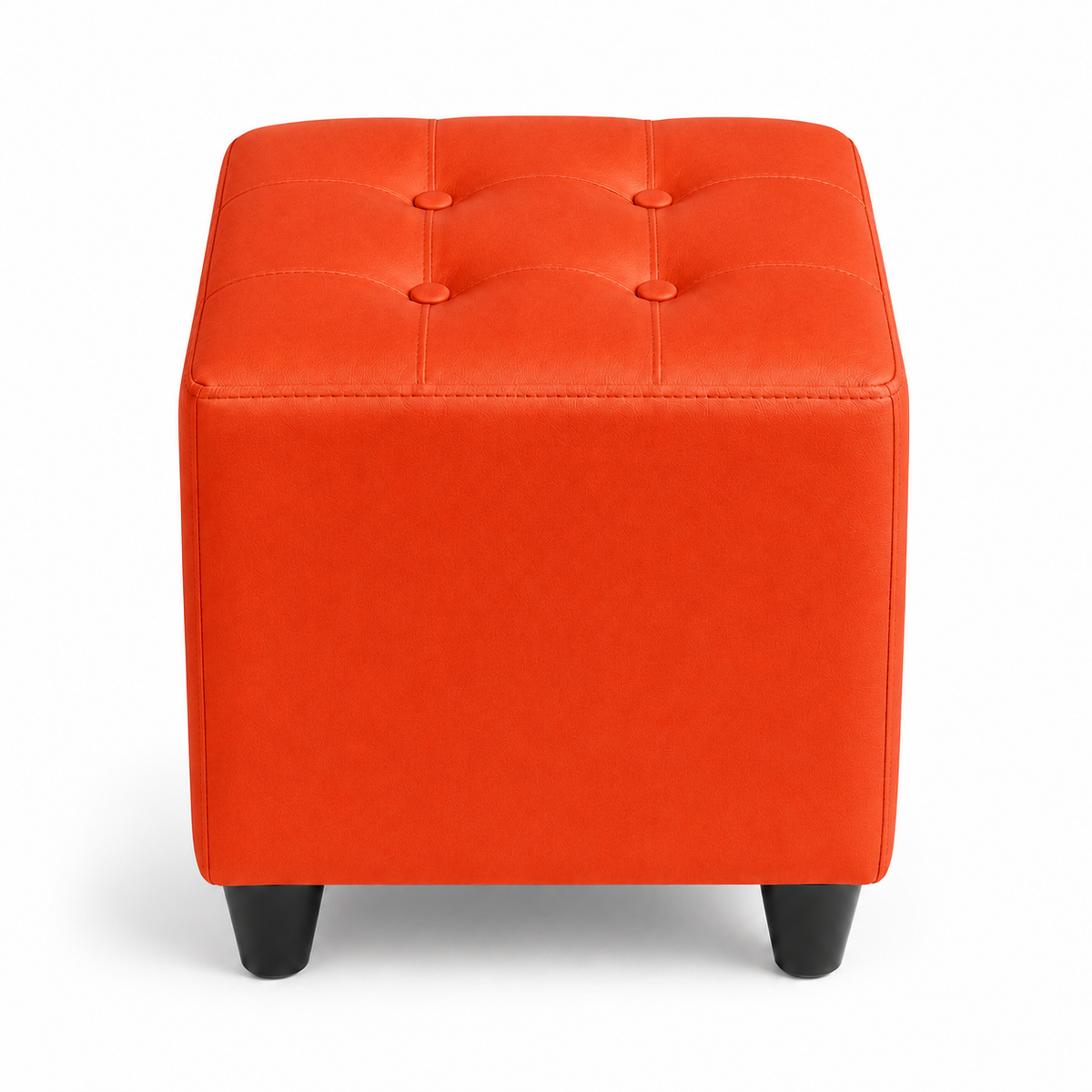 Puff Individual Sala y Auxiliar - Naranja - Banzay
