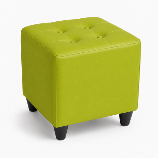 Puff Individual Sala y Auxiliar - Verde Pistacho