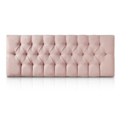Cabecero Pet-Friendly Tipo Velvet Rombos - Rosa - Banzay