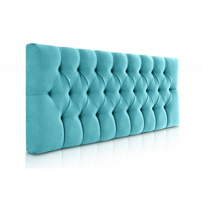 Cabecero Pet-Friendly Tipo Velvet Rombos - Turquesa - Banzay
