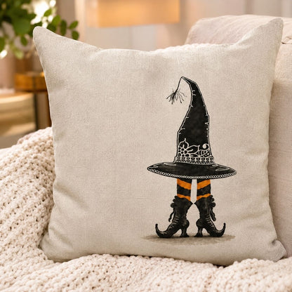 Funda Halloween Sombrero con Botas Brujita