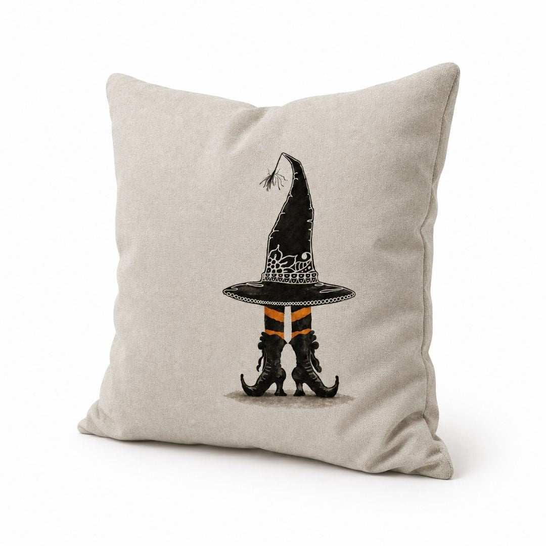 Funda Halloween Sombrero con Botas Brujita