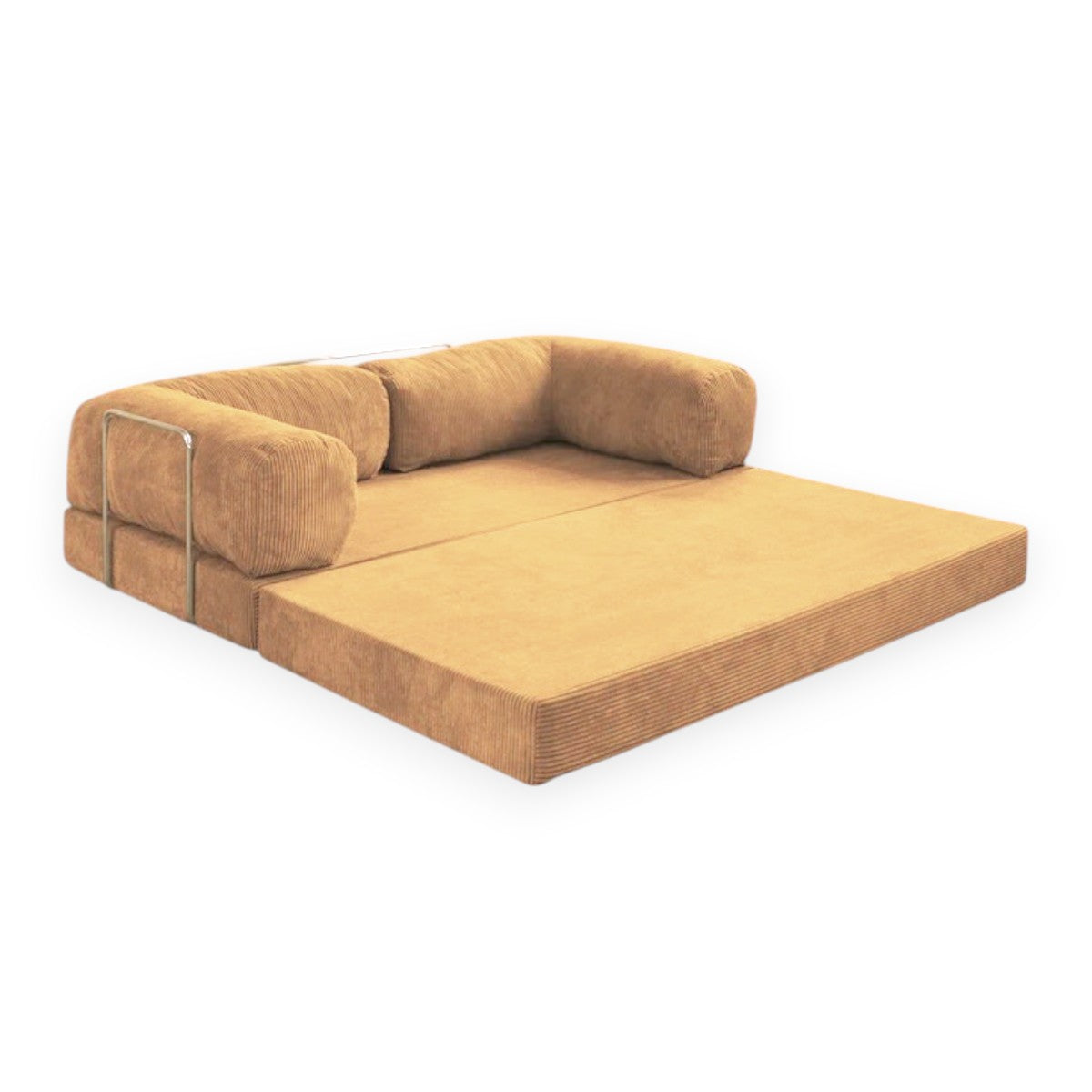 Sofá Cama Teddy Mostaza