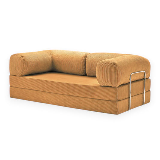 Sofá Cama Teddy Mostaza