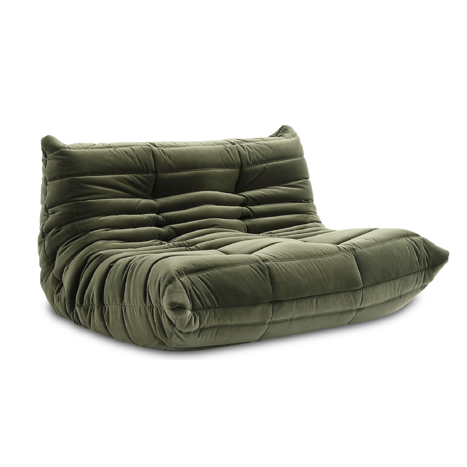 Sofá Toogo 2 puestos Verde Militar - Banzay