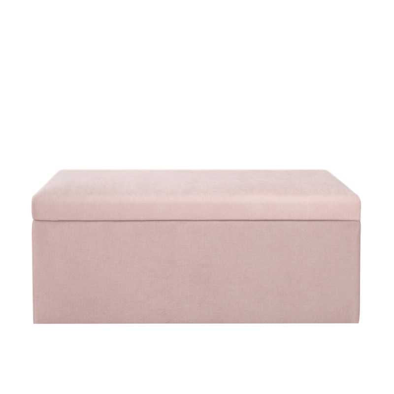 Baúl Organizador 90x40x40 en Tela Tapa Lisa - Rosado - Banzay