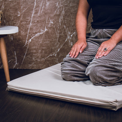 Colchoneta para Yoga Zafuton - Marfil