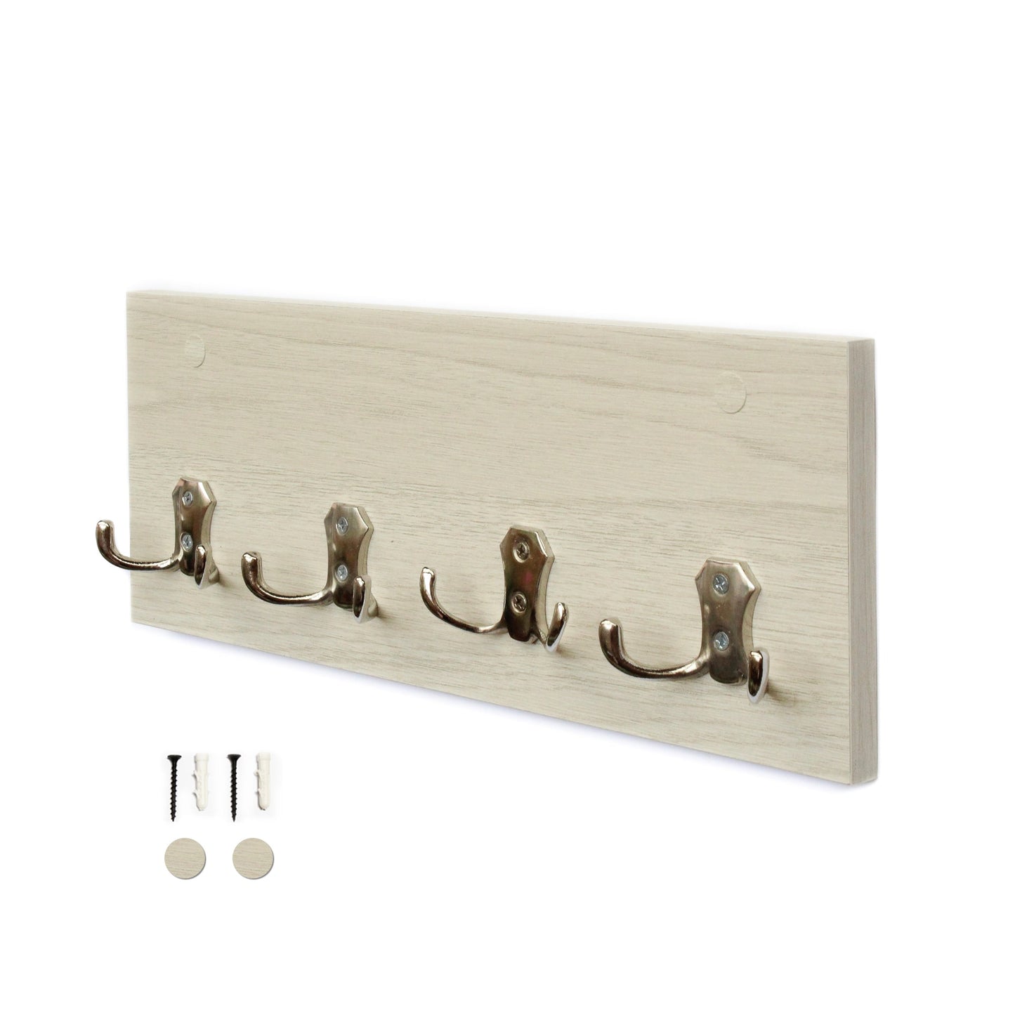 Perchero de Pared 4 Ganchos Dobles - Kallio