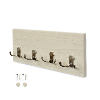 Perchero de Pared 4 Ganchos Dobles - Kallio