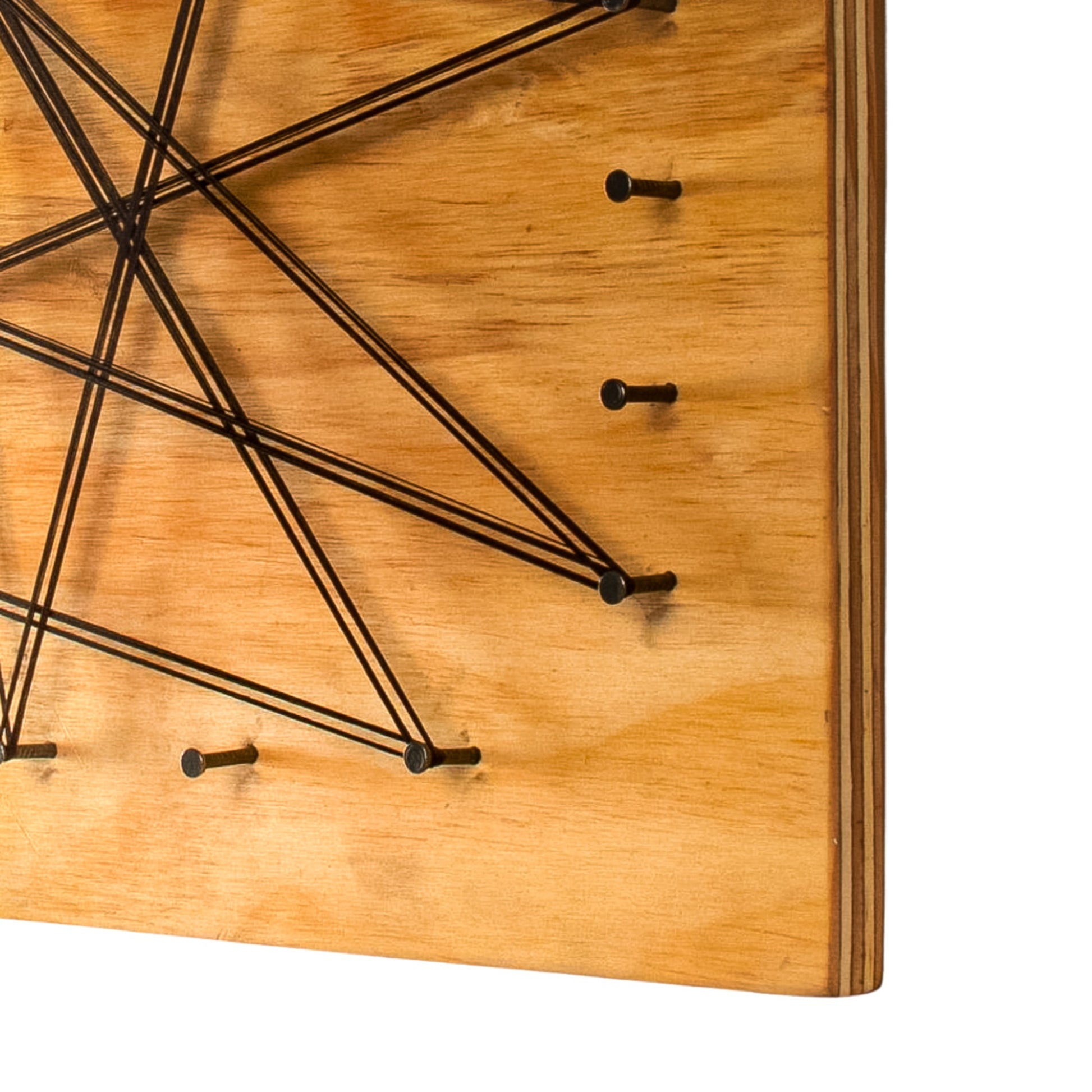 Tablero Portaretrato Vintage En Madera Con Ganchos - Banzay