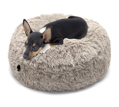Cama para mascotas pequeñas de 50cm de diametro en peluche suave